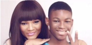 Omotola and son