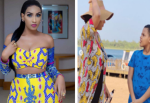 Juliet Ibrahim and son