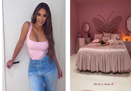 Kim Kardashian and daughter room
