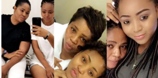 Regina Daniels and mother