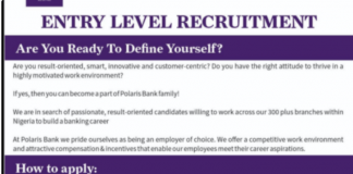 Polaris bank job