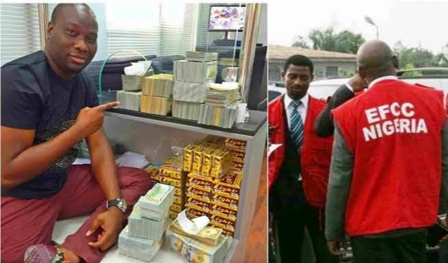 Drama as Nigerian Socialite Mompha gives EFCC deadline to apologize