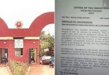 Auchi Poly bans cars belonging to students from entering campus