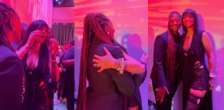 “Oh my god” – Rihanna screams with joy as she meets Nigerian singer, Tems for the first time