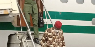 Buhari arrives Imo state