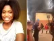 Video captures moment gas explosion occurred while a UNIZIK student was on Facebook live