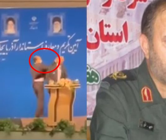 VIDEO: Moment Iranian Governor Got Slapped During Public Speech