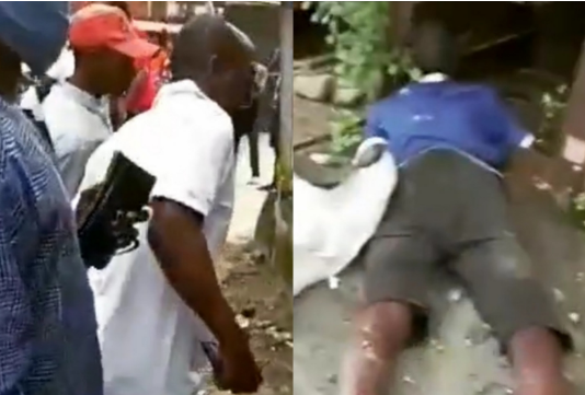 Video: Suspected Thief Electrocuted as Transformer Blows in Festac