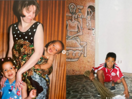 Nigerian Football star William Troost-Ekong shares cute photos from his childhood