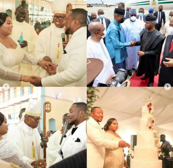 Photos from the wedding of Imobstate governor, Hope Uzodinma's daughter
