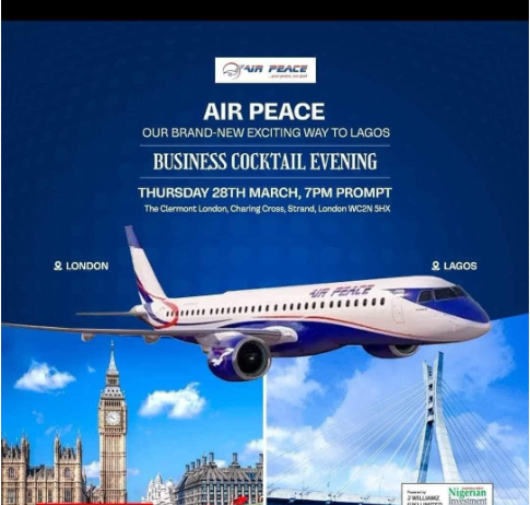 Air Peace Lagos to London