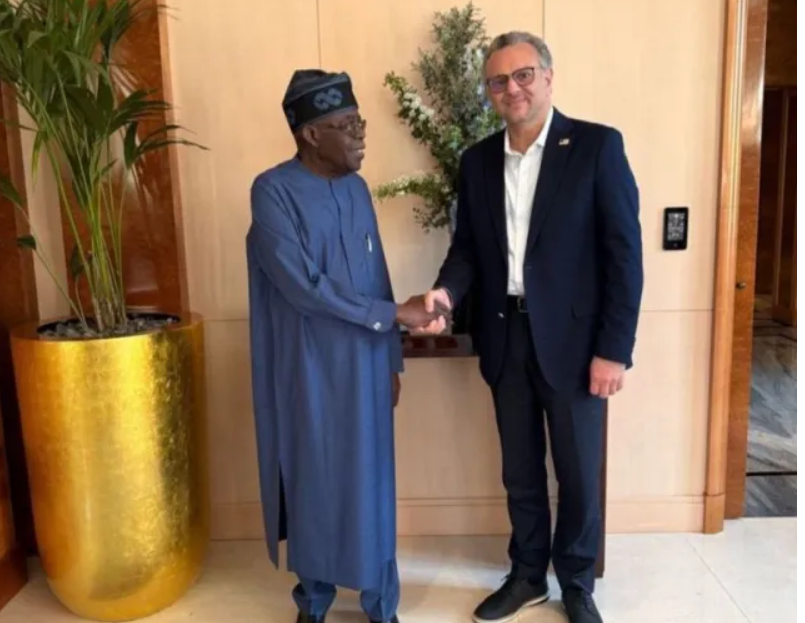 Tinubu meets US State Senior Advisor, Massad Boulos