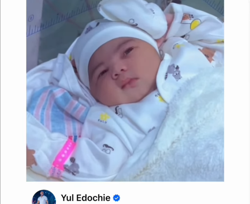 Nigerian celebrities gush over Yul Edochie and Judy's daughter