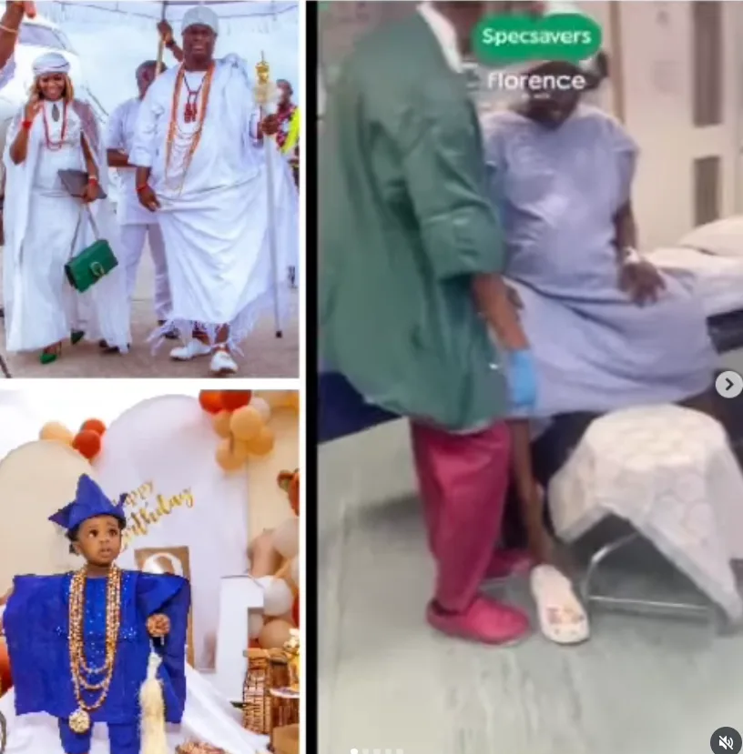 Ooni of Ife and Queen Ashley celebrate son Prince Ademakinwa’s 1st birthday