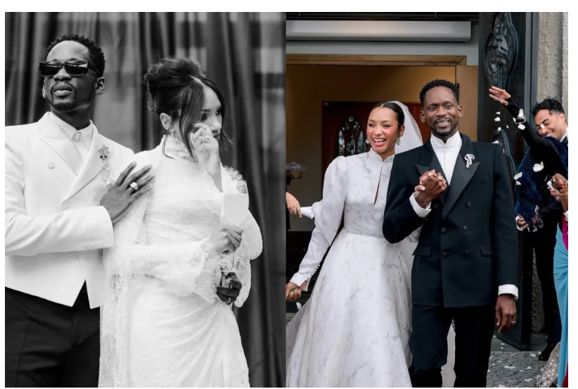 Billionaire's daughter, Temi, drops father's name "Otedola" for husband, Mr Eazi's surname, "Ajibade"