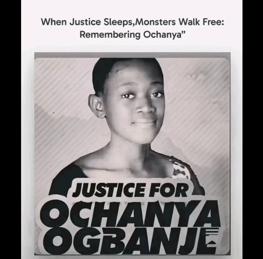 #JusticeForOchanya: 7 years after her death, Nigerians rally to get justice for the Ogbuja's alleged R@PE victim