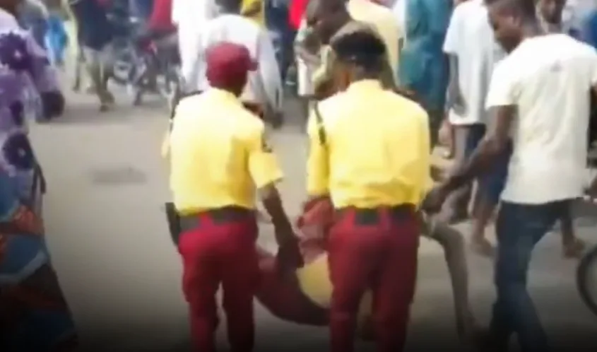 Dangote Truck allegedly k+lls LASTMA officer, 2 others after brake failure in Lagos