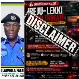 Lagos police denies reports of bandits invasion in Ibeji Lekku, other communities