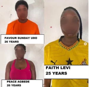 Ghana Police Bust Nigerian Trafficking Ring: 265 Unused Condoms Recovered as Three Women Force Young Girls into Prostitution