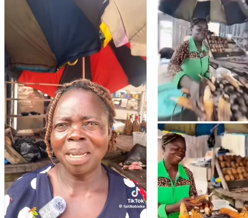 Viral Roasted Corn Seller Retracts N2.5 Million Monthly Earnings Claim, Tells Nigerians “Don’t Be Angry”