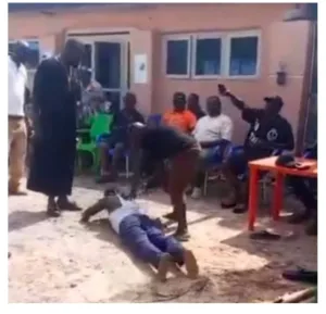 Delta Outrage: Community Chairman Lucky Okeremu Allegedly Orders Brutal Flogging of Critic Over Abandoned NDDC Road Project