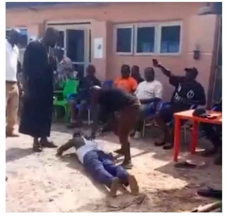 Delta Outrage: Community Chairman Lucky Okeremu Allegedly Orders Brutal Flogging of Critic Over Abandoned NDDC Road Project