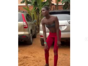Woman Allegedly Caught Sneaking Into Awka Compound Forced to Dance as Punishment