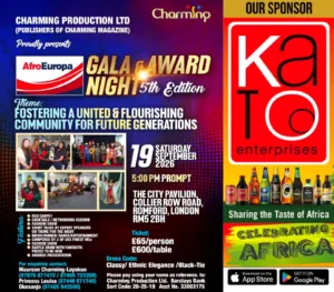KATO Unveiled as Major Sponsor of AfroEuropa Gala & Awards Night 2026