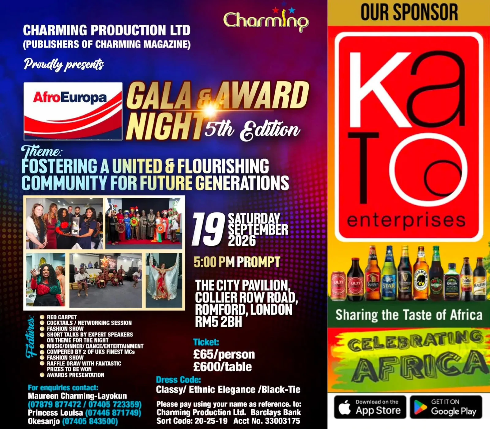 KATO Unveiled as Major Sponsor of AfroEuropa Gala & Awards Night 2026